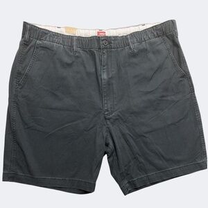 Levis Shorts Mens 2XL XX Chino EZ Black Casual Stretch Waist Pockets Cotton